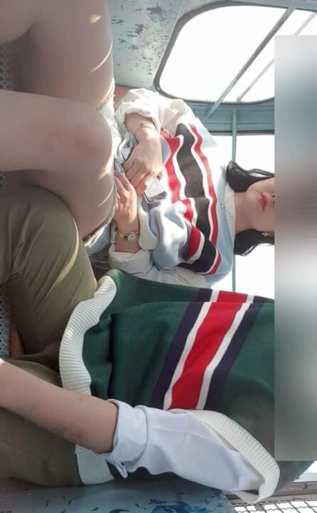 성당여친 관람차 안